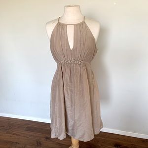 Esley A-Line Tunic Dress with Keyhole